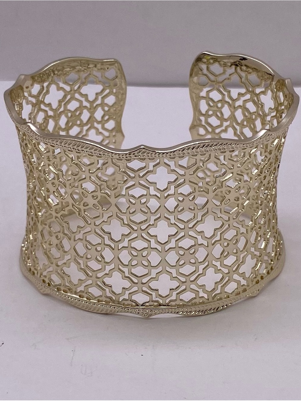 Kendra Scott Candice Gold Tone Open Cuff Bracelet